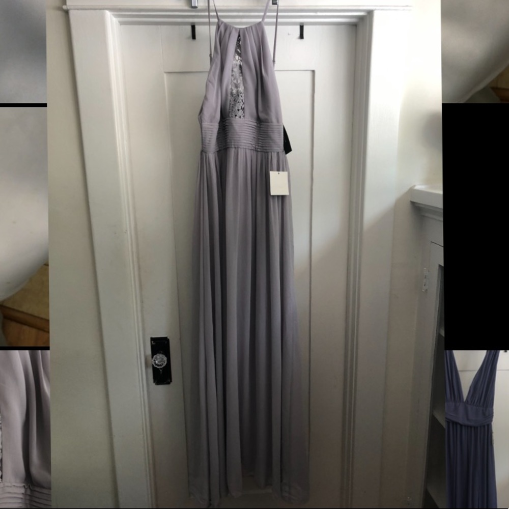 Lulu’s light grey maxi dress medium